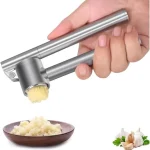 Garlic Press Stainless Steel Garlic Mincer & Crusher